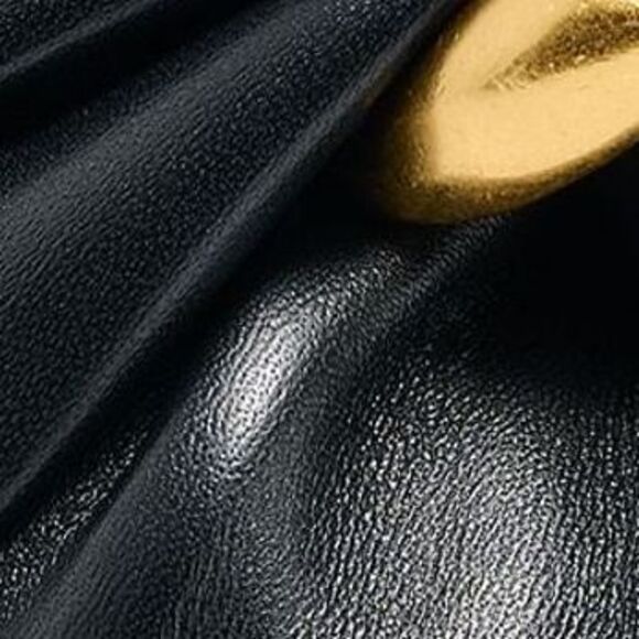 Vince Camuto Women's Sz 7 Leather or Textile Slide Sandals Black A681167 - Picture 2 of 4